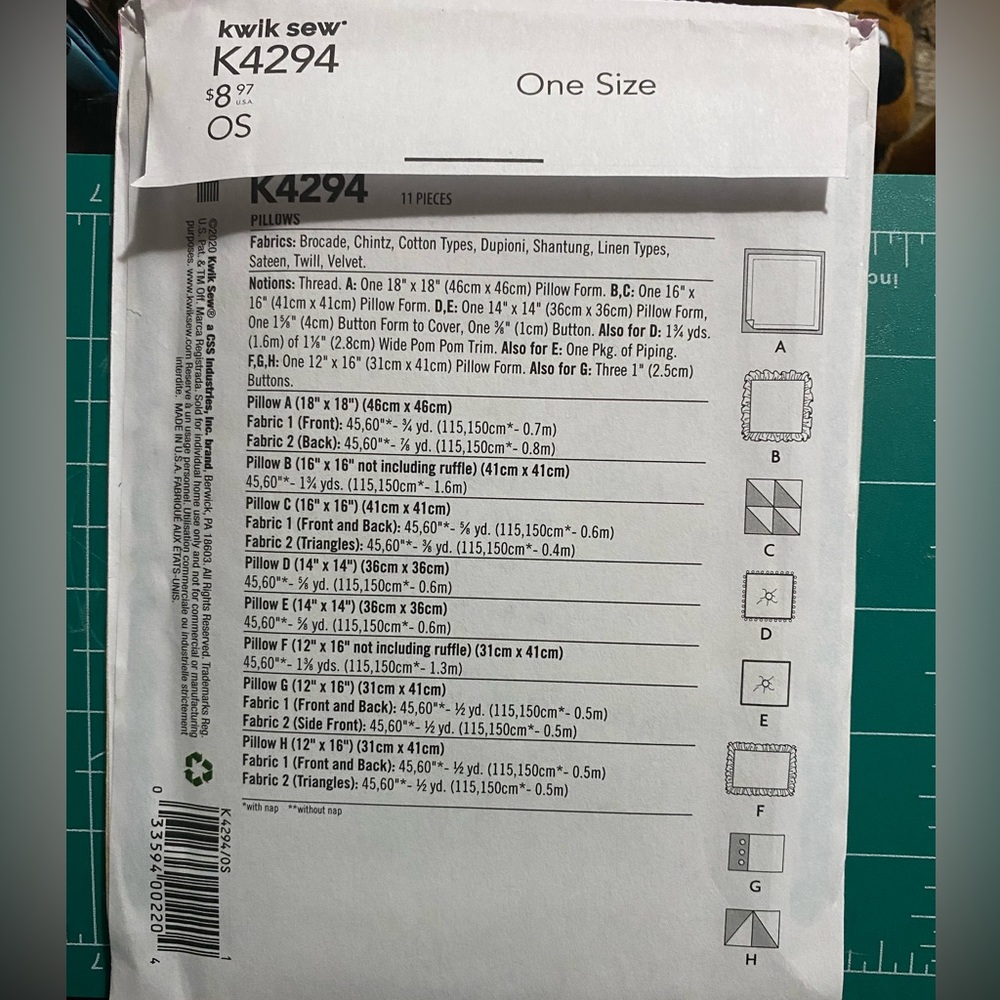 Sewing pattern - Picture 3 of 3